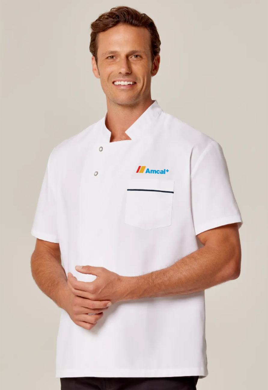 Mens Aquis Tunic White