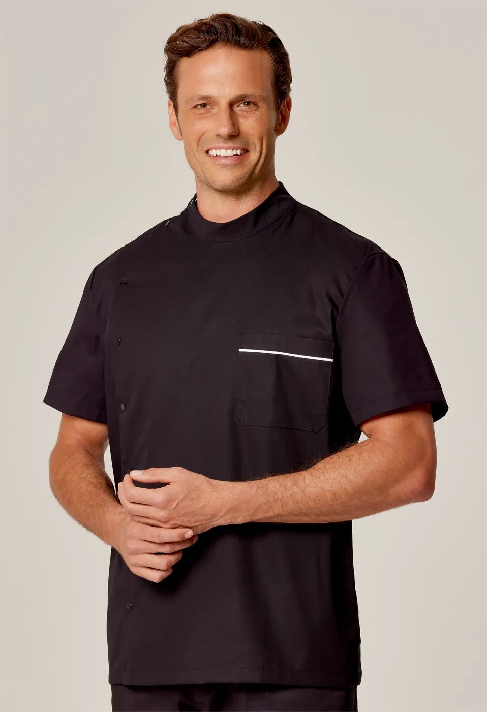 Mens Classic Tunic Black
