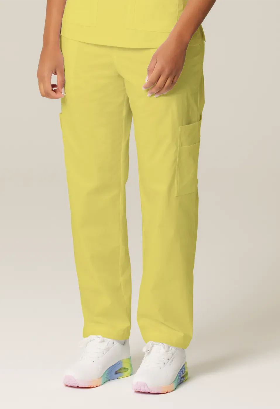 Womens Scrub Pant Lemon