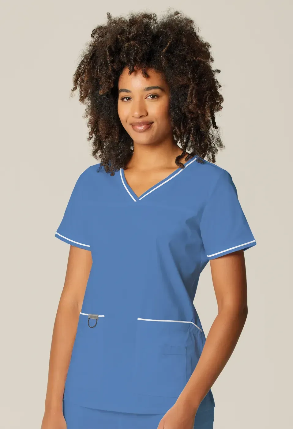 Womens Scrub Top Blue