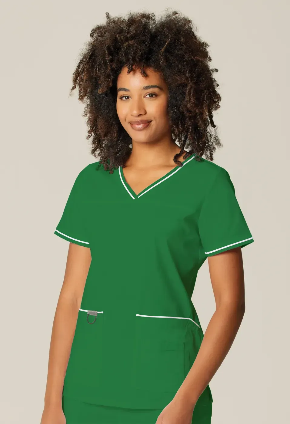 Womens Scrub Top Forest