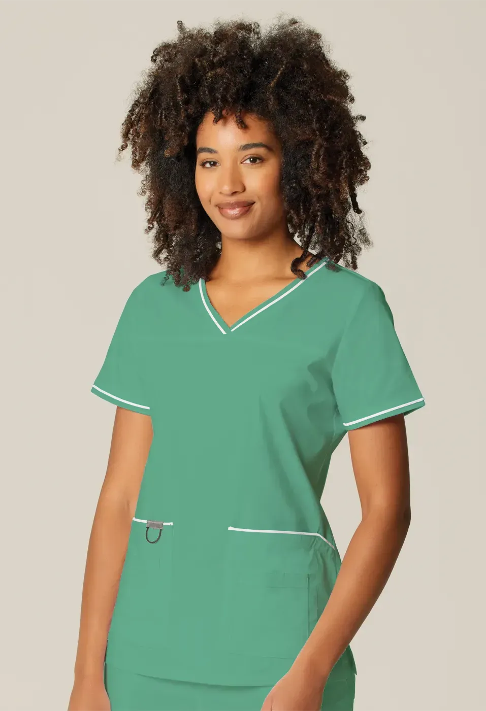 Womens Scrub Top Green
