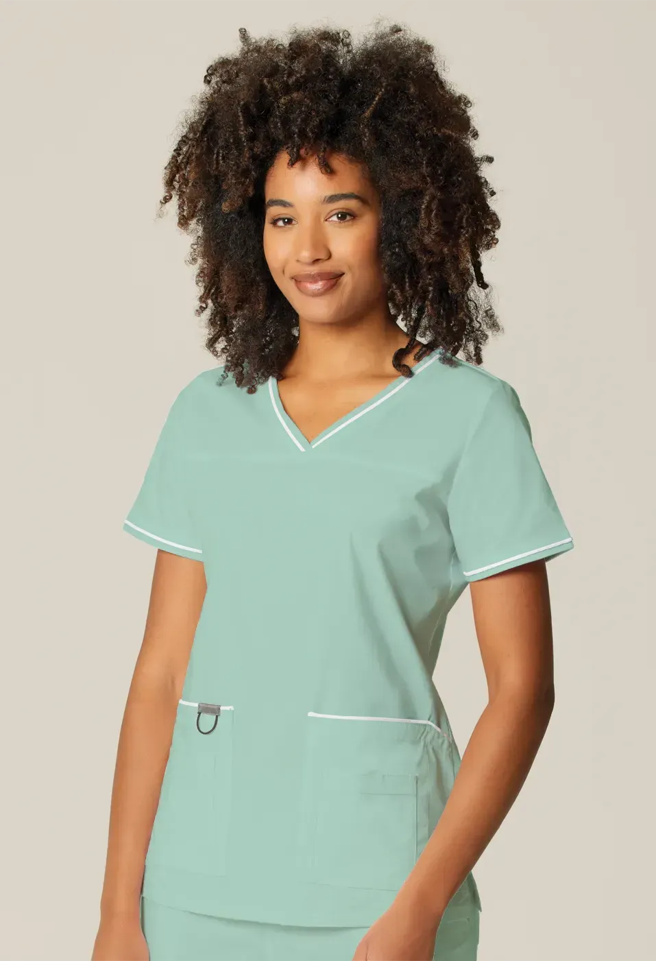 Womens Scrub Top Mint