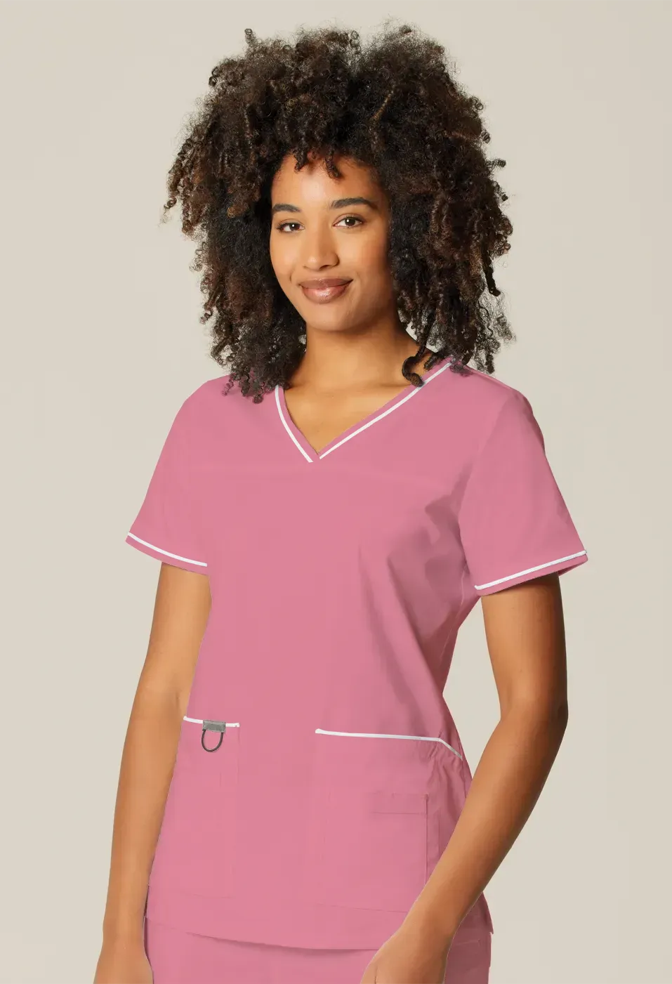 Womens Scrub Top Pink