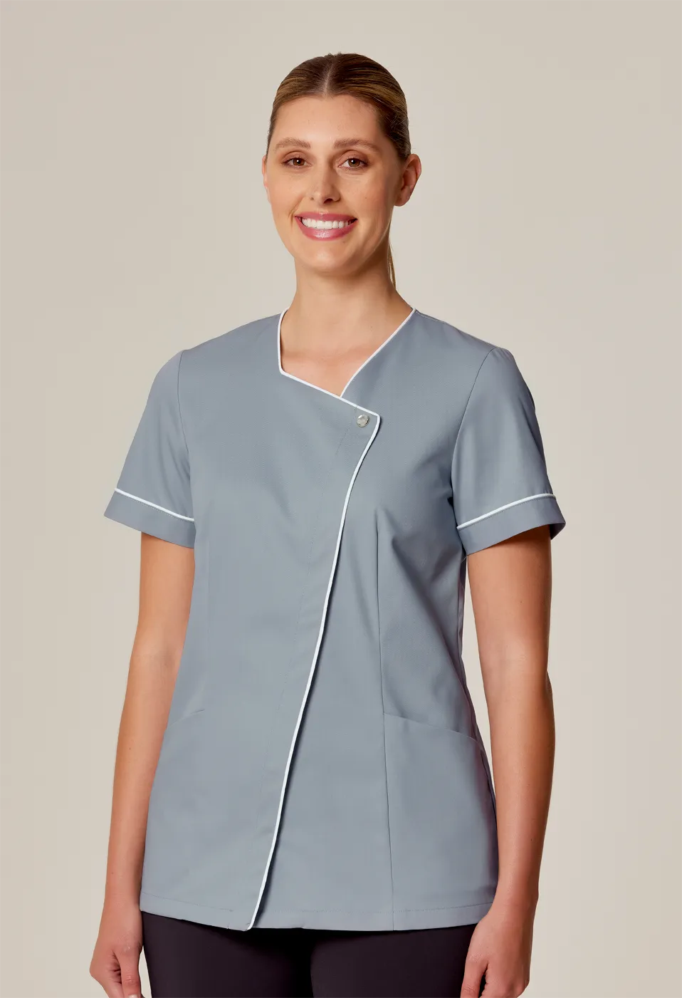 Womens Latin Tunic Grey