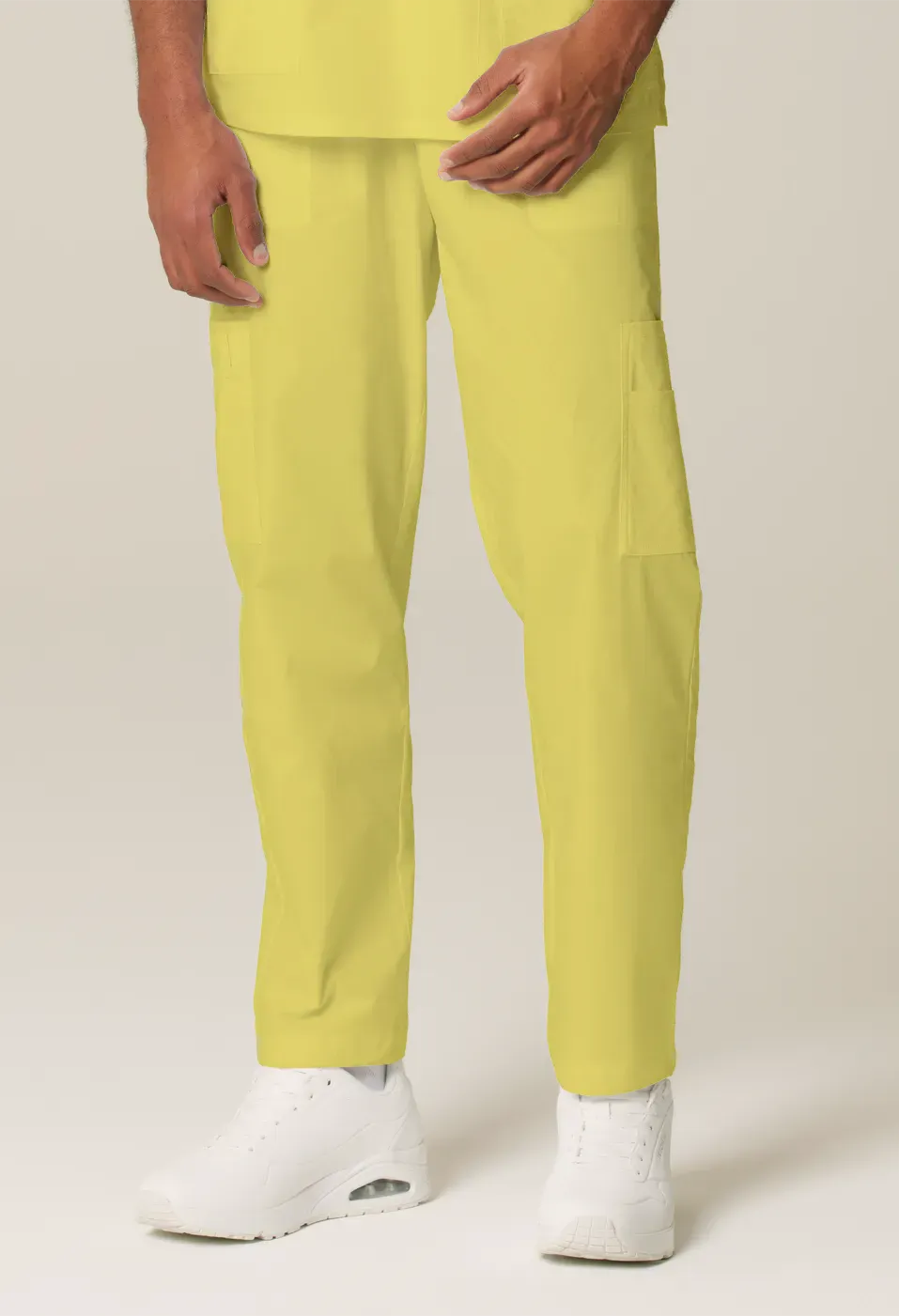 Mens Scrub Pant Lemon