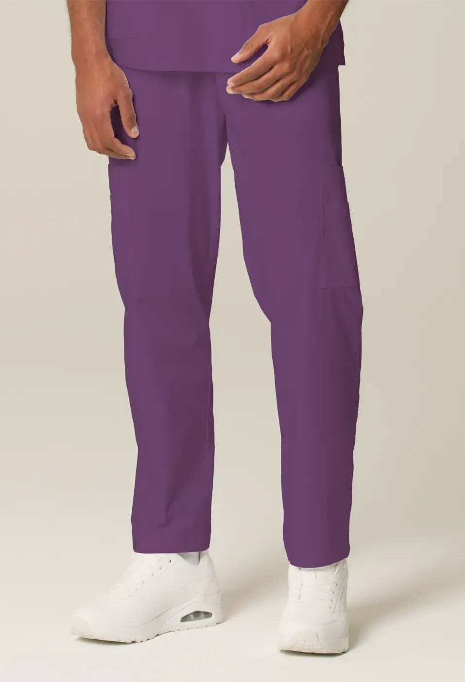 Mens Scrub Pant Purple