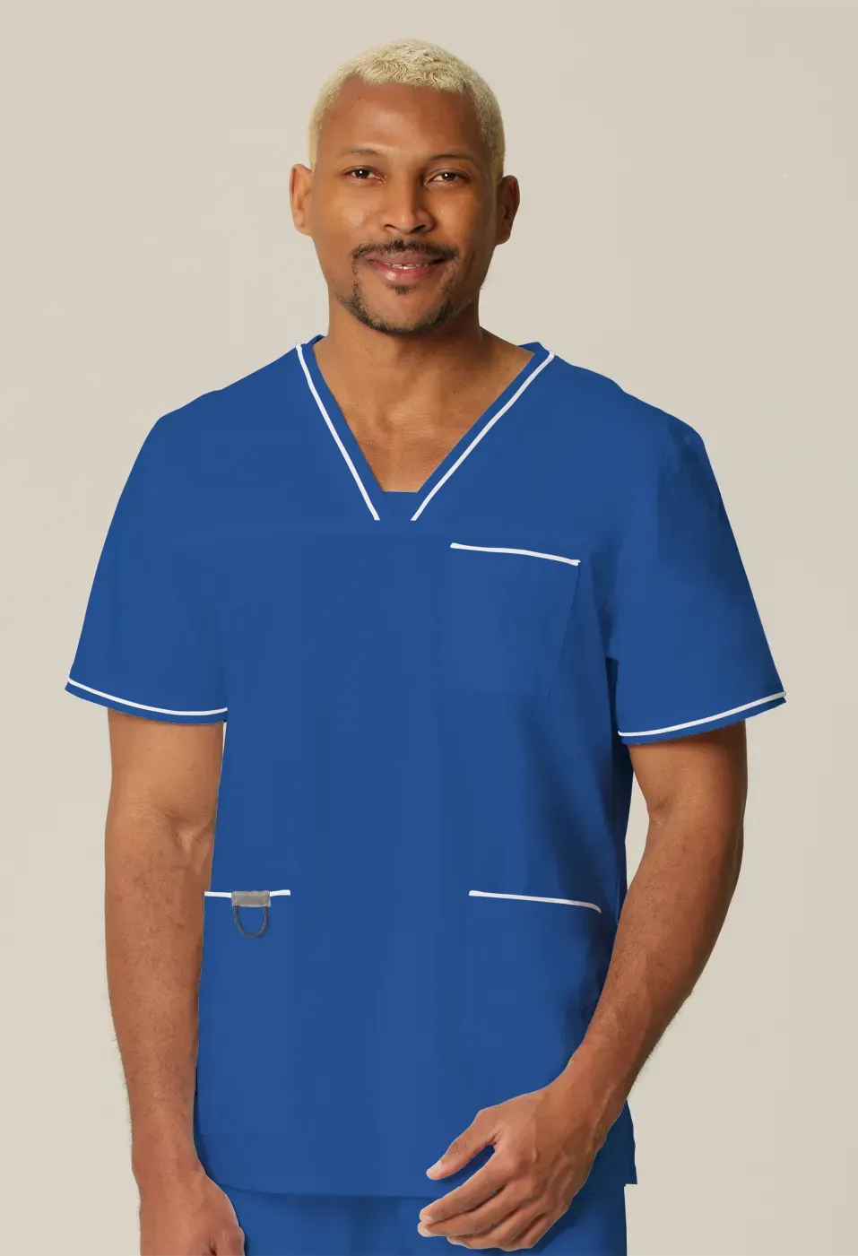 Mens Scrub Top Royal