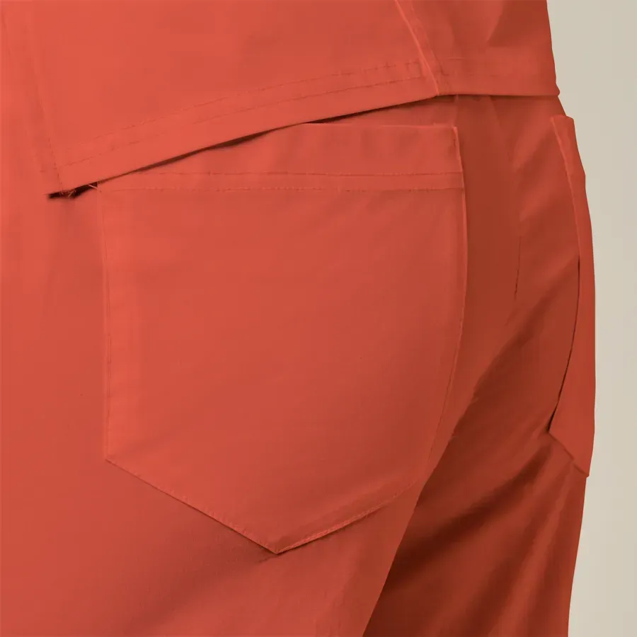 Womens Scrub Top Orange