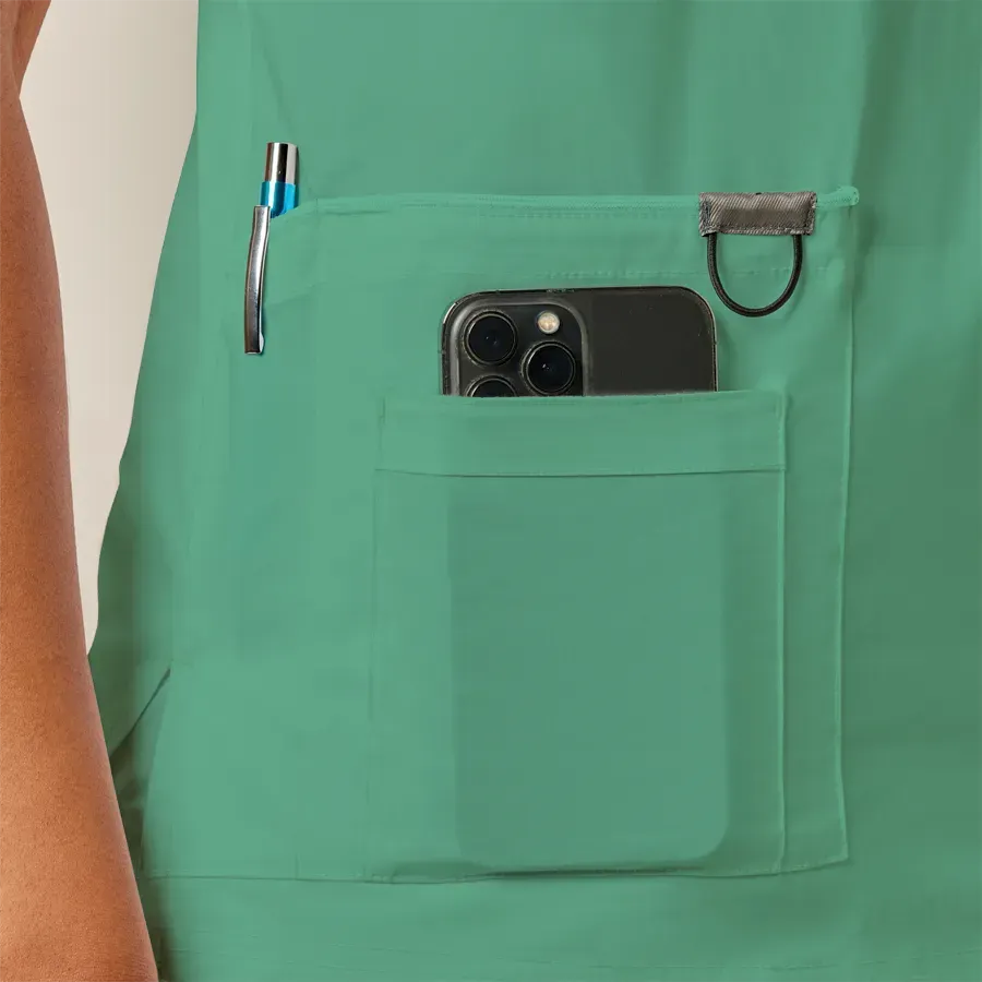 Mens Scrub Top Green