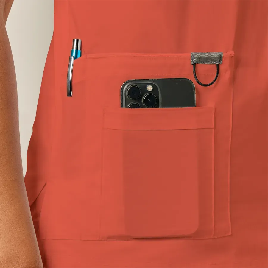 Womens Scrub Top Orange