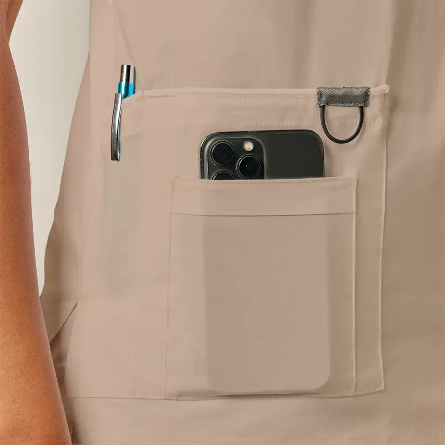 Womens Scrub Top Sand