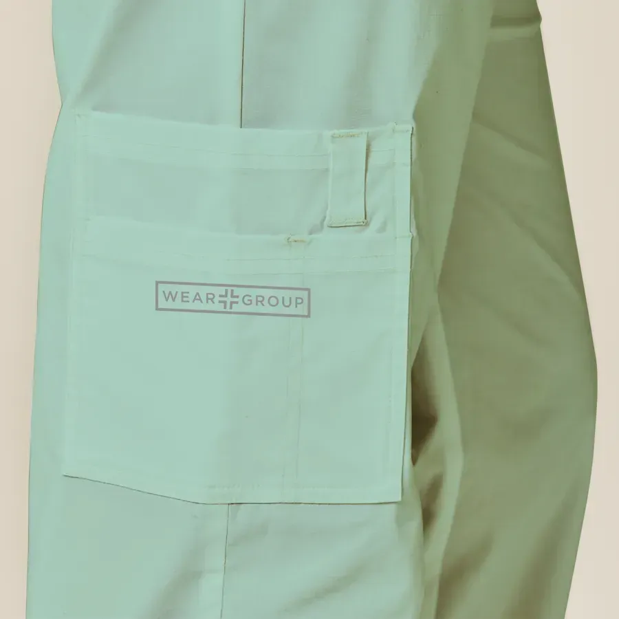 Mens Scrub Top Mint