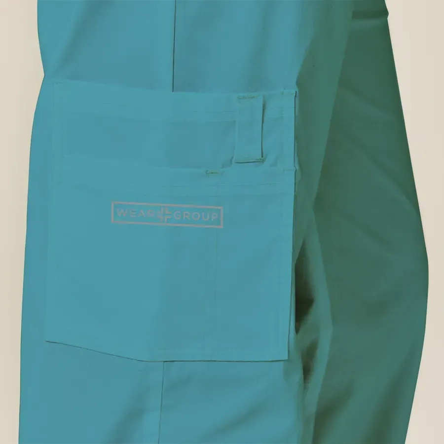 Mens Scrub Top Teal