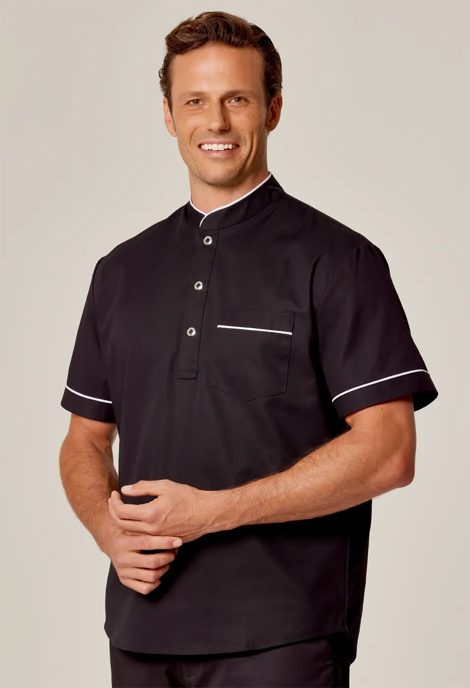 Mens Delta Tunic Black