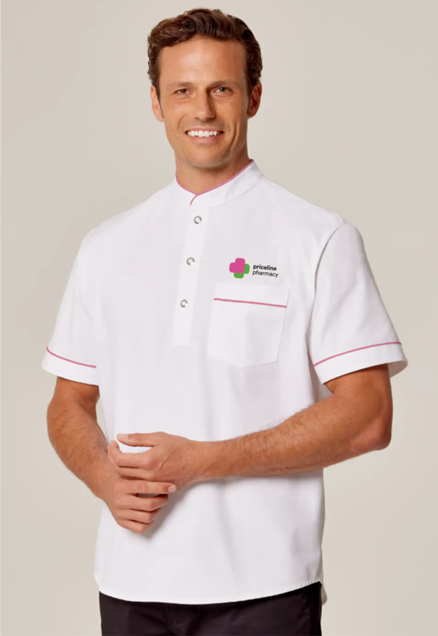 Mens Delta Tunic White