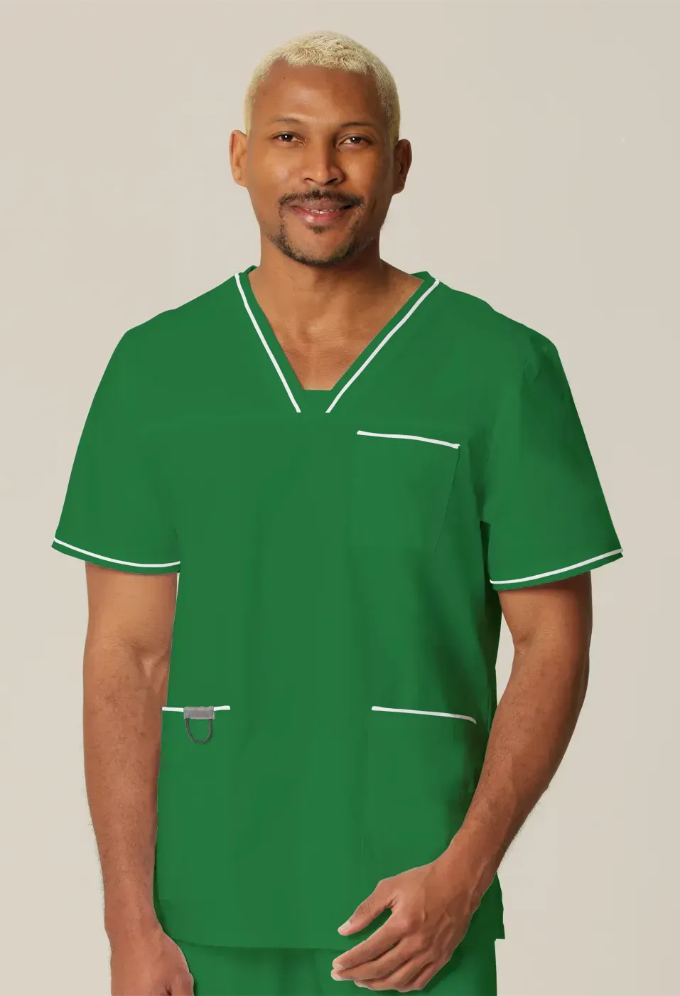 Mens Scrub Top Forest