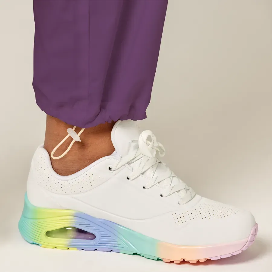 Womens Scrub Top Purple